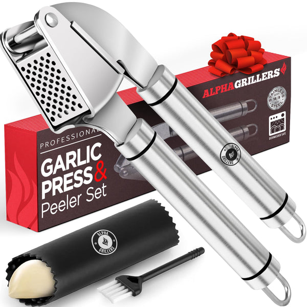 Garlic Press, Multifunctional Garlic Press, Metal Garlic Mincer