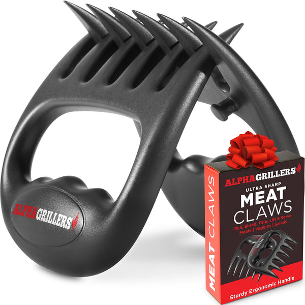 Gerior Meat Shredder Claws for Shredding Pulled Pork, Chicken - Bear BBQ Tool - Large