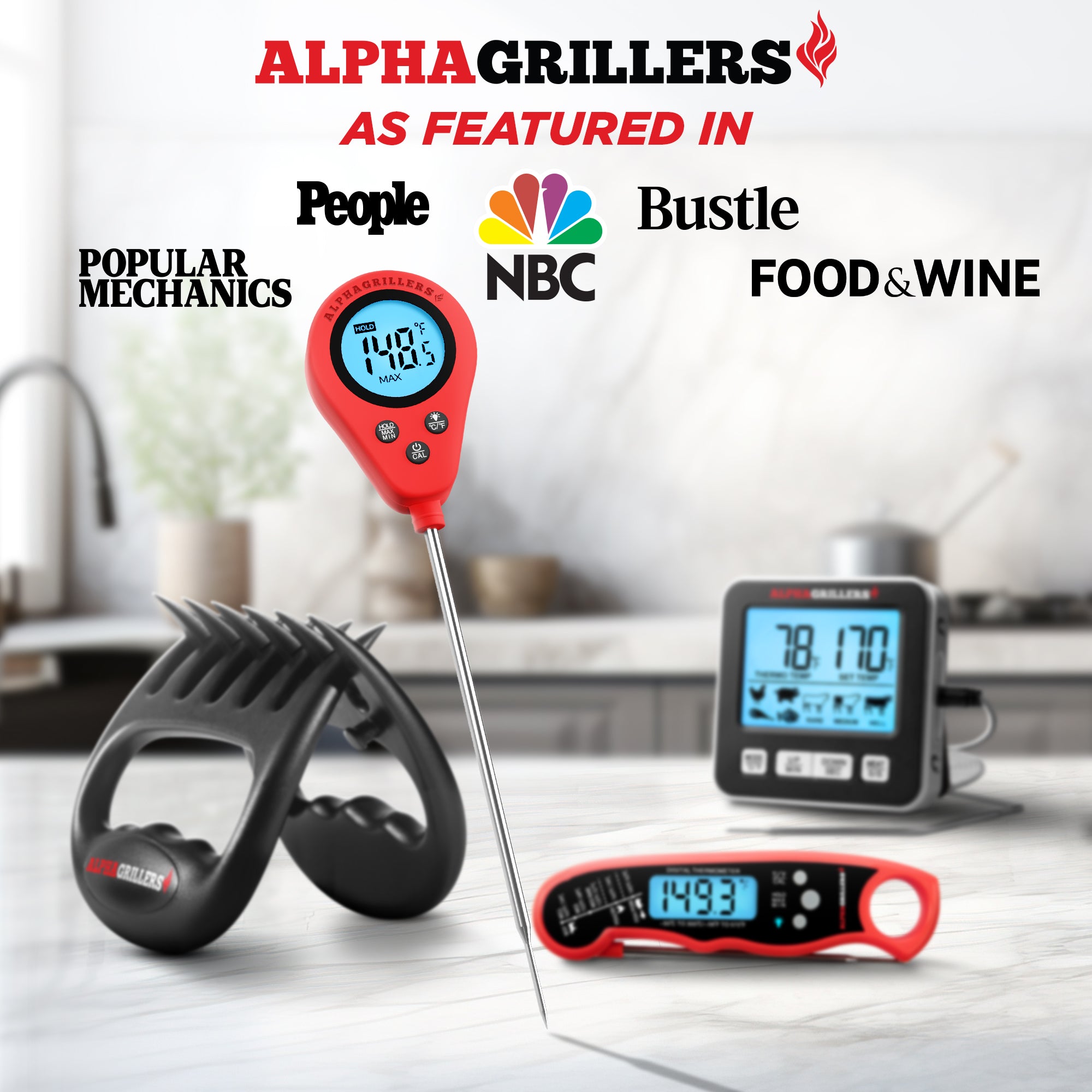 Alpha Grillers Digital Probe Thermometer